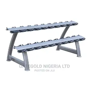 495-10dbr Rubber Saddle Dumbbell Rack [10pair]