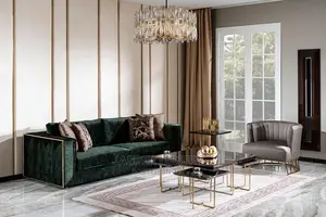 Complete Set of Contemporary Turkey Designed Set of Sofa