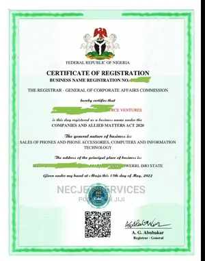 Cac Registration (With Tin)