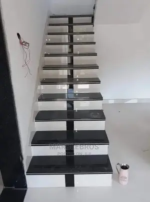 Staircase Done With Granite Stone