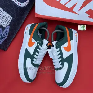 *Nike Airforce 1 AC ’White/Green/Orange