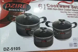 Dzire Cookware Set With Non-Stick Coated Interior