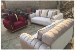 Complete Set of Fabric Sofa