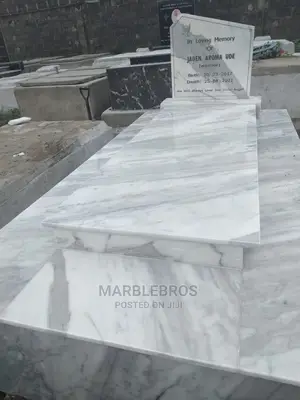 White Marble Stone Grave