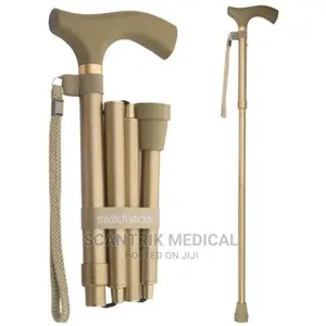 Portable Medical Adjustable Folding Walking Stick
