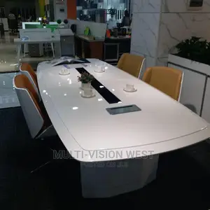 Glass Top Conference Table