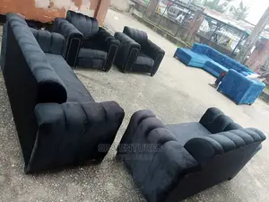 Quality 7 Seater Living Room Fabric Made Sofa Chair