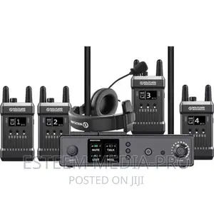 Hollyland MARS T1000 Full-Duplex Intercom System, 4 Beltpack