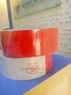 Original Red and White Road Tape Marker