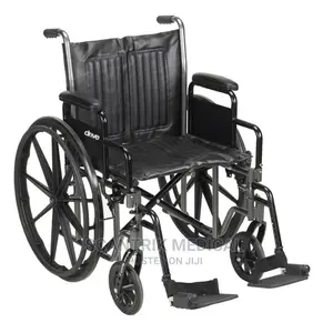 Portable Foldable Light Weight Manual Steel Wheelchair