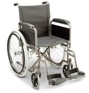 Stainless Steel Black Wheel Chair