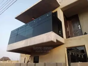 Framless Balcony With Tampered Grey Glass