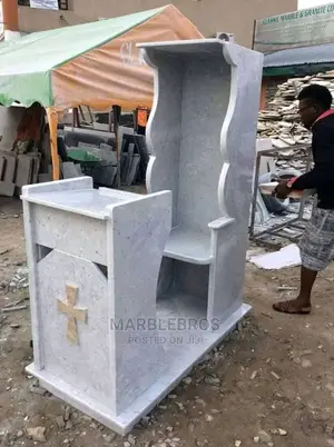 Marble Stone Alter Table and Sit