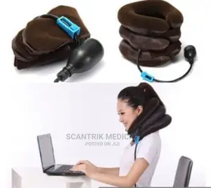 Inflatable Adjustable Neck Stretcher and Cervical Traction