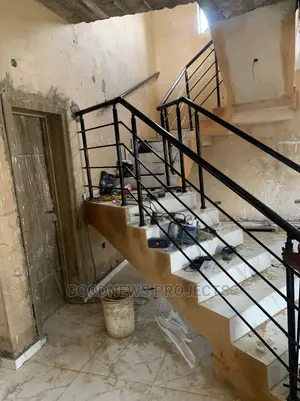 Black Aluminium Staircase Handrails