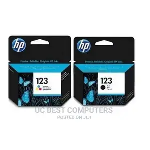 HP 123 Ink Cartridges - Black Tricolour