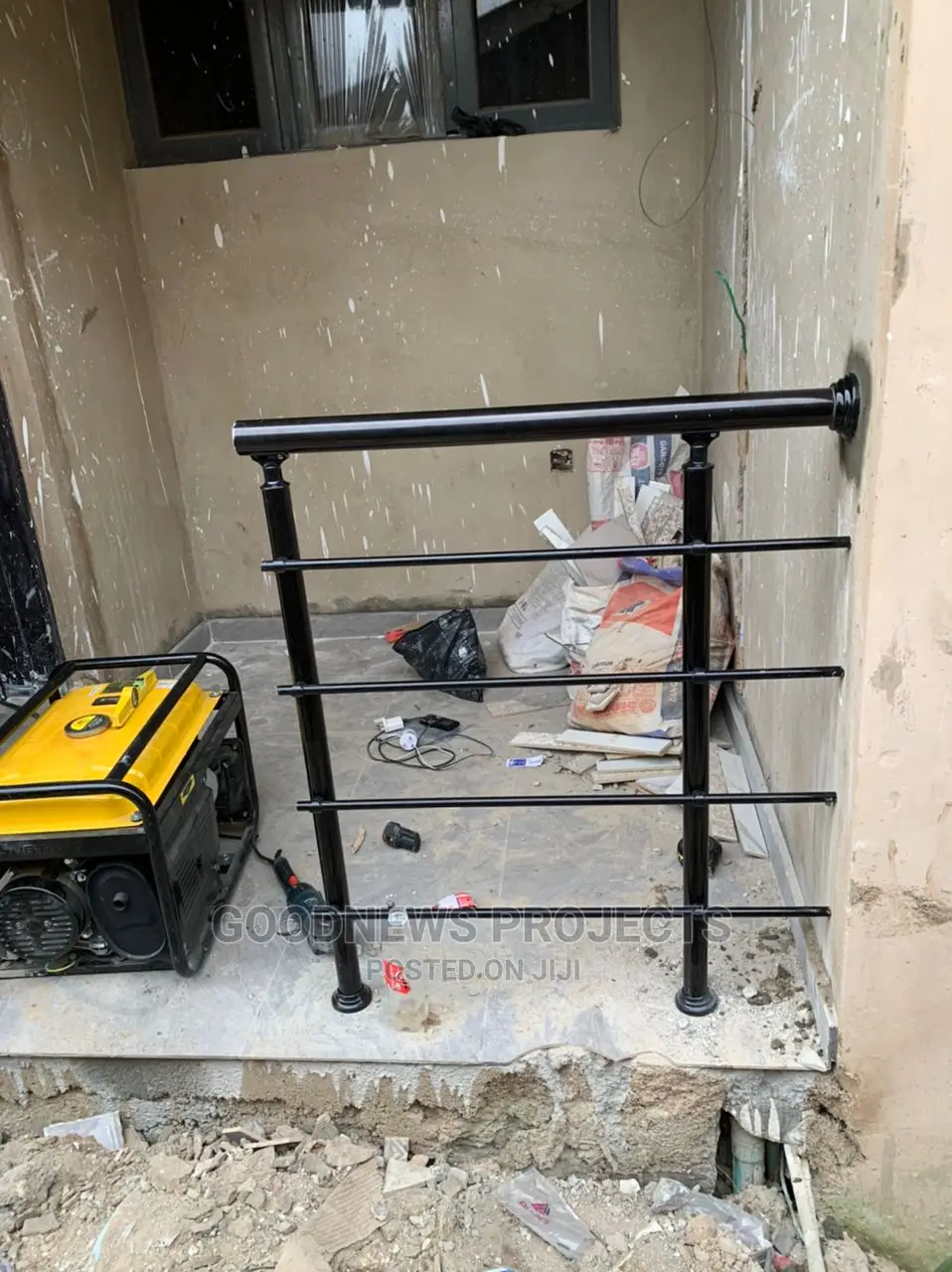 Black Aluminium Handrails