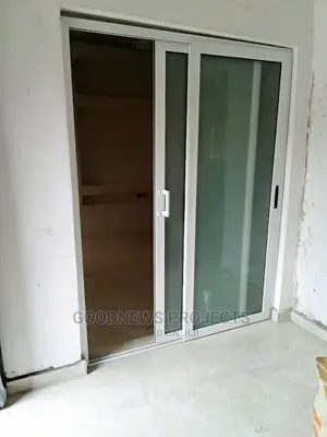 Aluminum Ghana Sliding Door ( Ebm