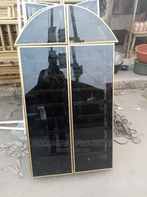 Gold Aluminium Frameless Window