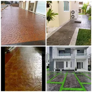 Interior and Exterior Modern Design Concrete Floor Work