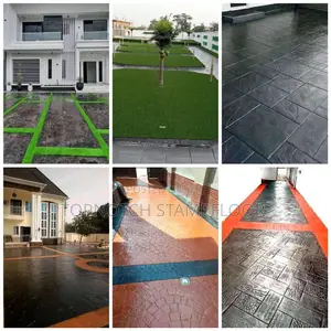 Work on Smooth and Clean Concrete Floor Exterior Floor