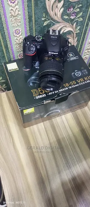 This Is Nikon D5600 Camera With Lens 18-55mm Camera