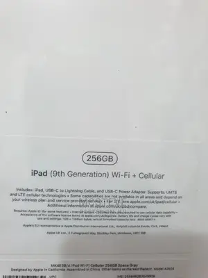 New Apple iPad 10.2 (2021) 256 GB Gray