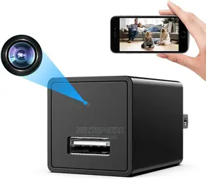 Wireless HD 1080P USB Camera Wifi Mobile Hidden AC Adapter