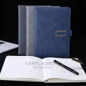 Business Notebook A5 Soft Leather Diary Notepad Sketch Book