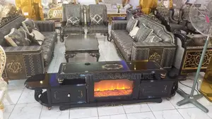 Full Set Turkey King Size Sofa With Center Table, Tv Stand