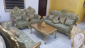 6 Seater Royal Sofa Chair With Center Table