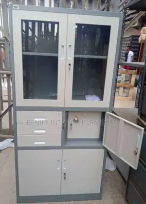 Shelf With Safe and Drawers