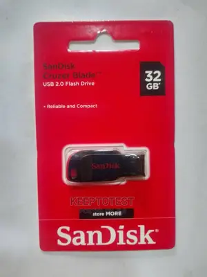 32gb Sandisk Cruzer Blade Usb 2.0 Flash Drive