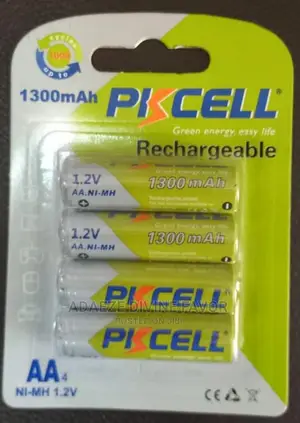 1300mah Pkcell Rechargeable Battery