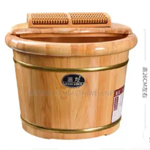 SOB-FMB Wooden Foot Massage Bucket