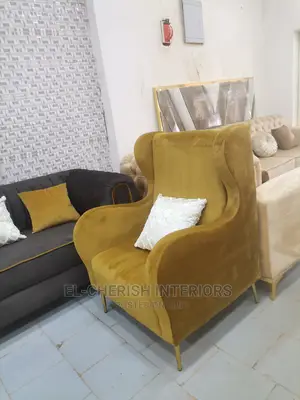 Quality 7 Seater Living Room Fabric Made Sofa Chair.