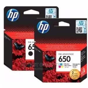 HP 650 Ink Cartridges Complete Set - Black Tri-Colour