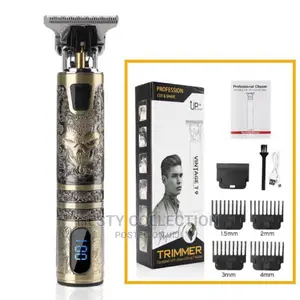 Rechargeable Vintage Digital Hair Trimmer Clipper Display