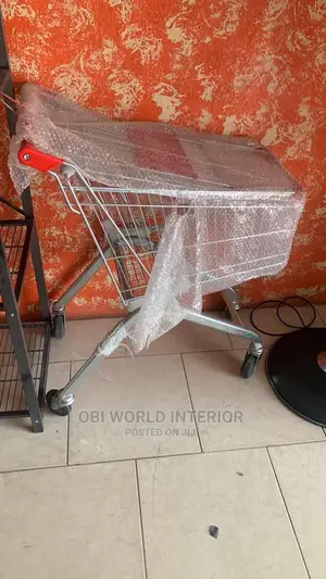 60 Liters Iron Shopping Trolley