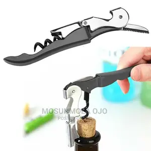 Stainless Steel Cork Screw Multifunction Wine Cap Opener