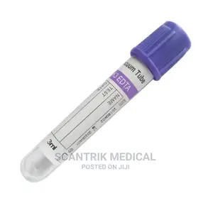 Portable Vacuum EDTA K3 Glass Blood Test Collection Tube
