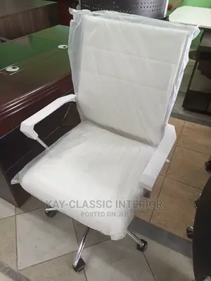 Secretary White Swivel and Chair