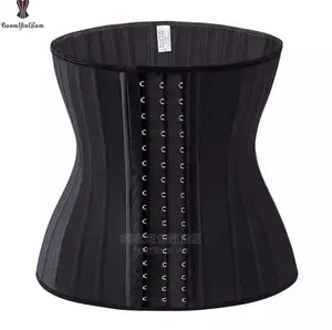 Vvip: Original 25 Steel Bone Latex Waist Trainer