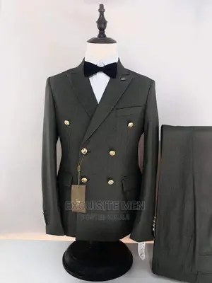 Double Breasted Turkish Men's Suit