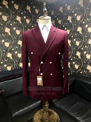 Double Breasted Men's Suit