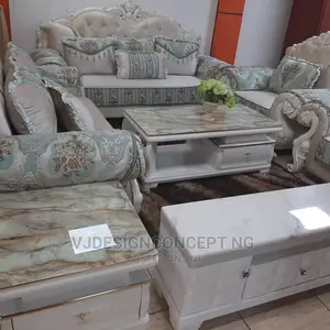 Quality 5 Seater Living Room Fabric Sofa Chair.