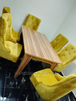 6 Seaters Executive Tufted Dining Set