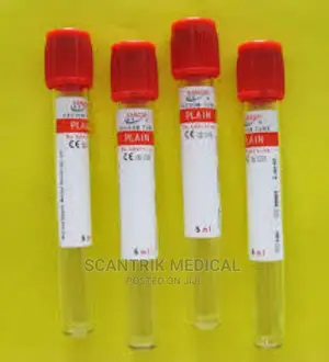 Plastic Blood Collection Tubes, Plain, for Laboratory