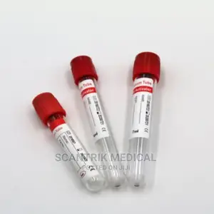 High Quality Plain Red Vacuum Blood Collection Tube