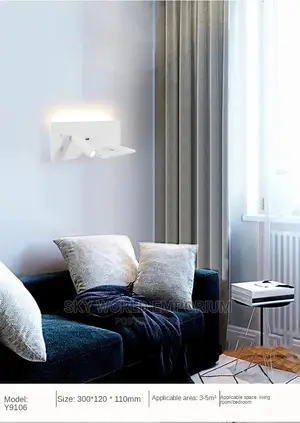 Wireless Charging Wall Bedside Lights